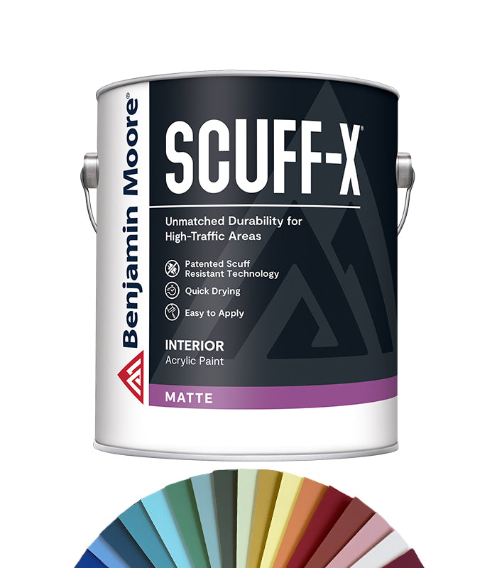 Benjamin Moore Scuff-X Matte - Gallon 3.78L - Tinted Mixed Colour