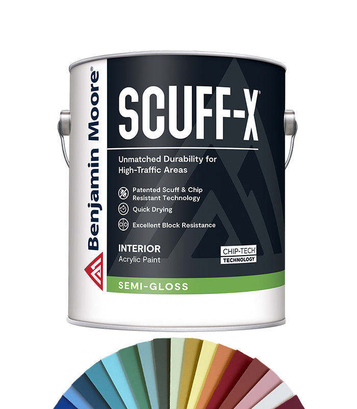 Benjamin Moore Scuff-X Semi Gloss - Gallon 3.78L - Tinted Mixed Colour
