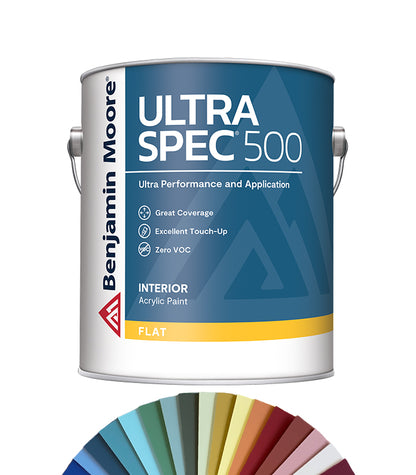 Benjamin Moore Ultra Spec 500 Flat - Gallon 3.78L - Tinted Mixed Colour