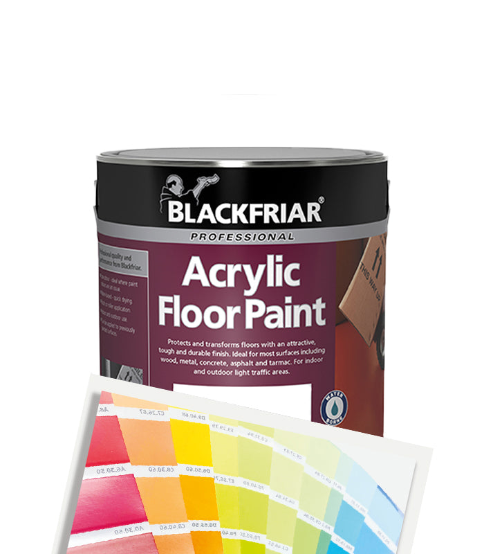 Blackfriar Professional Acrylic Floor Paint - 5 litre - Tinted Colour Match