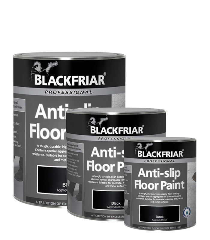 Blackfriar Anti-Slip Floor Paint - Tough and Durable - Various Colours and Sizes