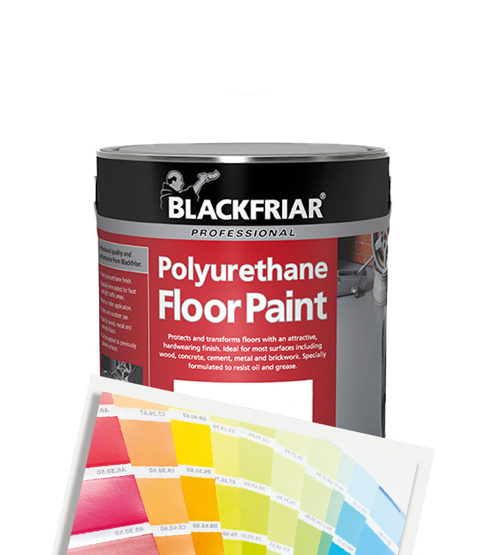 Blackfriar Professional Polyurethane Floor Paint - 5 Litre - Tinted Colour Match