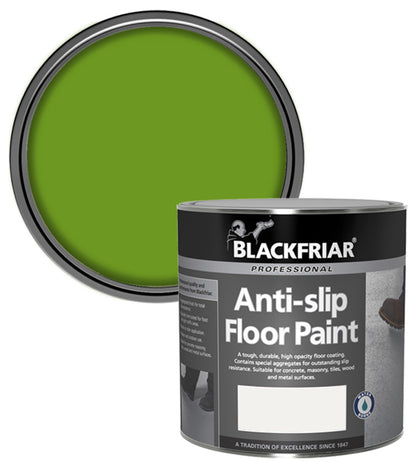 Blackfriar Anti-Slip Floor Paint - Tough and Durable - Green - 2.5 Litre