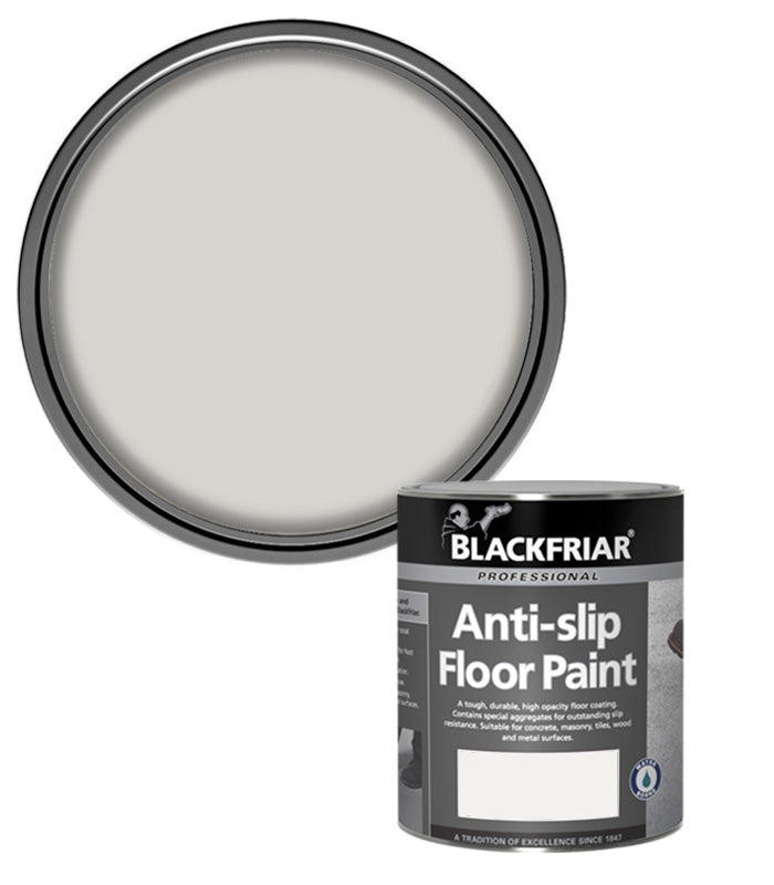Blackfriar Anti-Slip Floor Paint - Tough and Durable - Light Grey - 1 Litre