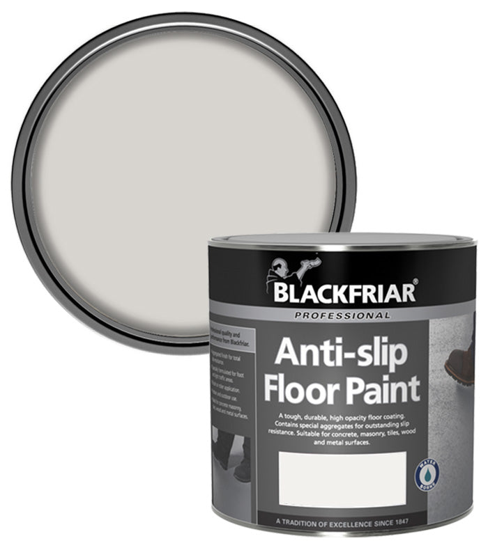 Blackfriar Anti-Slip Floor Paint - Tough and Durable - Light Grey - 2.5 Litre