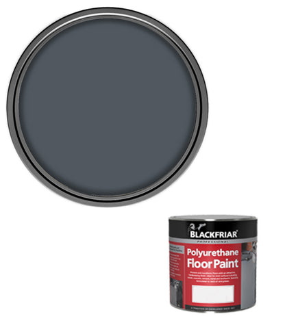 Blackfriar Polyurethane Floor Paint - Hard Wearing - Dark Grey - 500ml