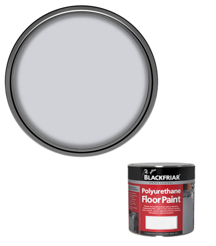 Blackfriar Polyurethane Floor Paint - Hard Wearing - Light Grey - 500ml