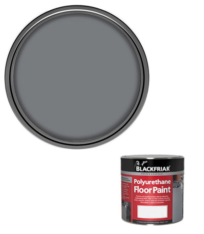 Blackfriar Polyurethane Floor Paint - Hard Wearing - Mid Grey - 500ml