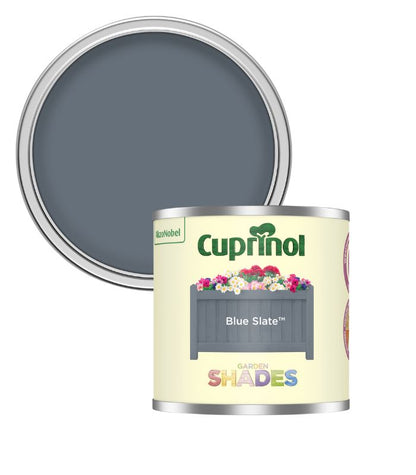 Cuprinol Garden Shades Tester Paint Pot - 125ml - Blue Slate