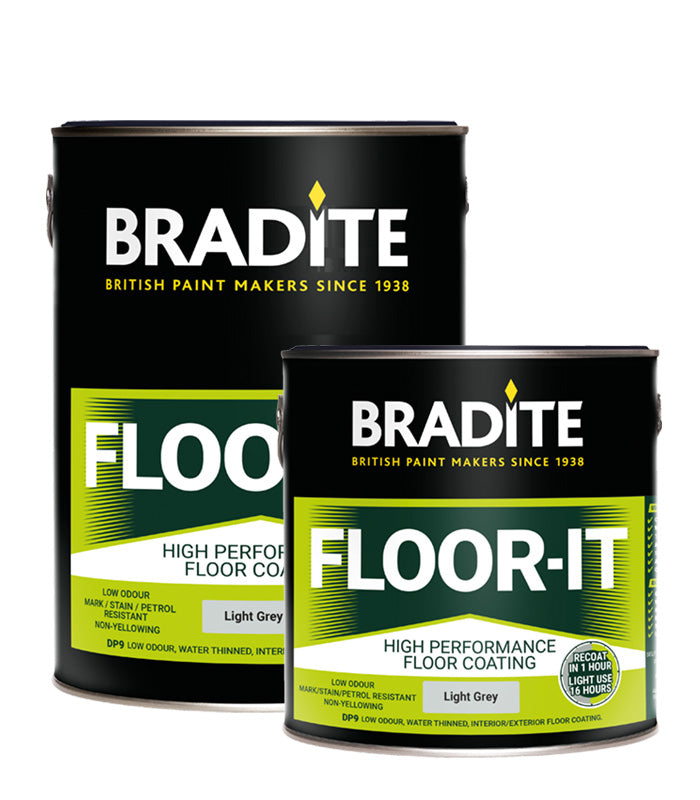 Bradite Floor IT High Performance Floor Coating - All Colours - All Sizes