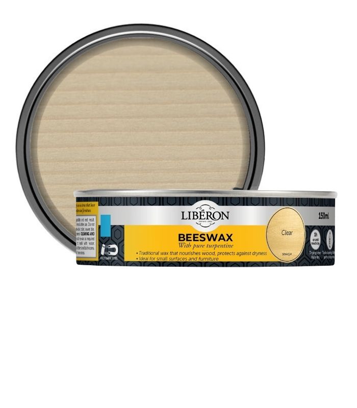 Liberon Paste Beeswax with Pure Turpentine - Clear - 150ml