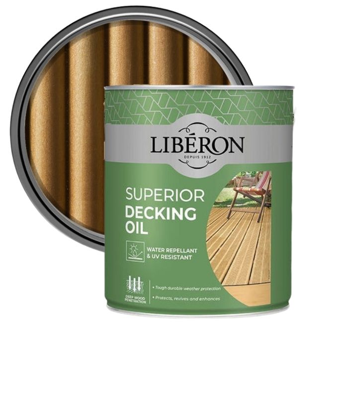 Liberon Superior Decking Oil - Clear - 5 Litre