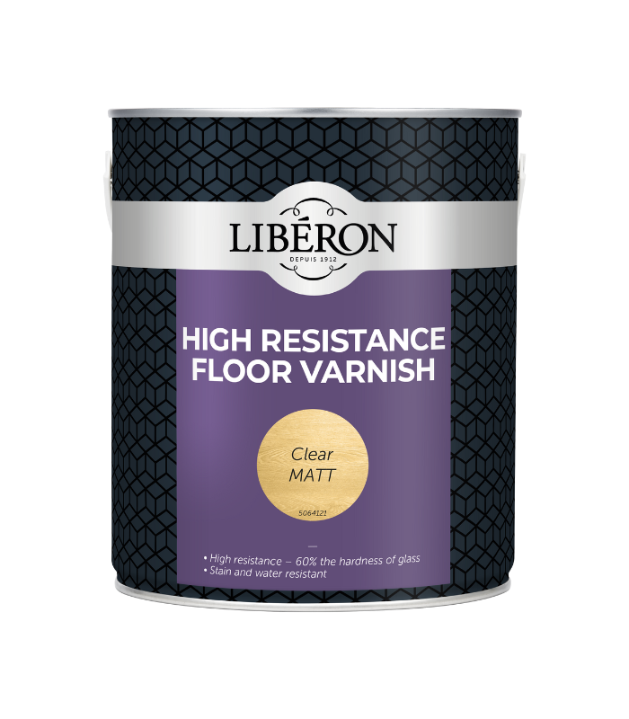 Liberon High Resistance Floor Varnish Clear Matt - 2.5 Litre