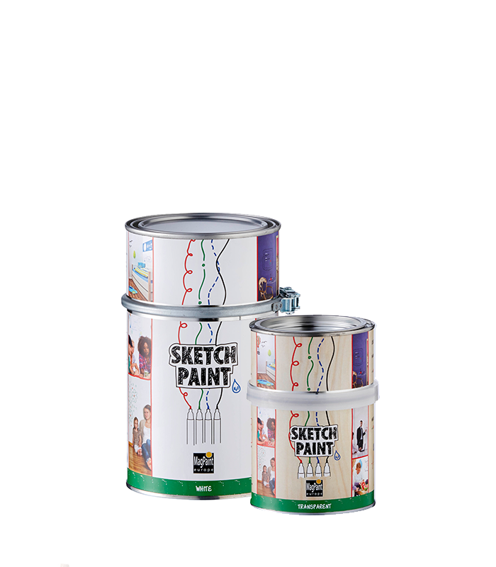 Sketch Paint By Clever Paint - White or Transparent - 1 Litre or 500ml