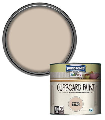 Johnstones Revive Cupboard Paint for MDF & Melamine - Cocoa Cream - 750ml