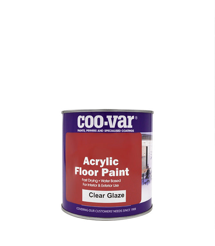 CooVar Acrylic Clear Glaze For Wooden Floors - Clear - 1 Litre