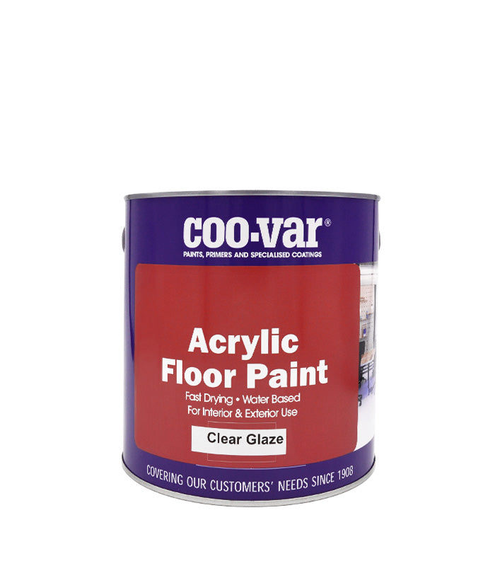CooVar Acrylic Clear Glaze For Wooden Floors - Clear - 2.5 Litre
