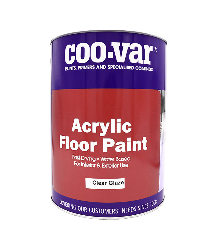 CooVar Acrylic Clear Glaze For Wooden Floors - Clear - 5 Litre