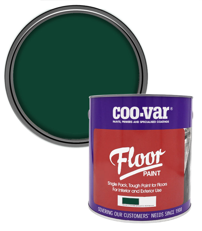 CooVar Floor Paint - Forest Green - 2.5 Litre