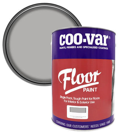 CooVar Floor Paint - Light Grey - 5 Litre