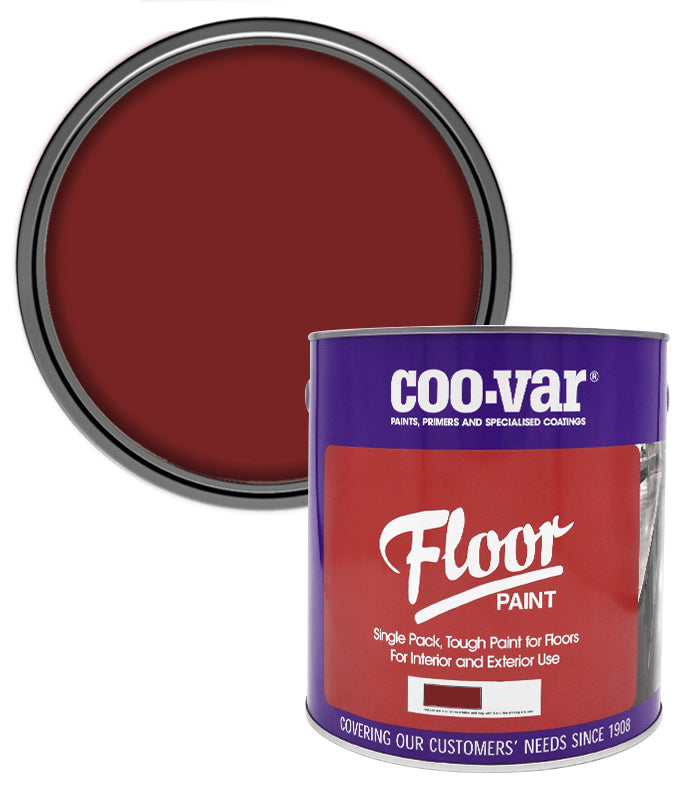 CooVar Floor Paint - Tile Red - 2.5 Litre