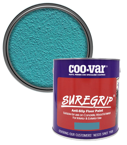 CooVar Suregrip Anti Slip Floor Paint - Blue - 2.5 Litre