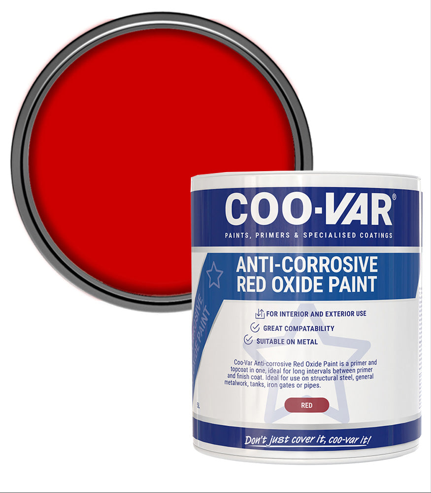 CooVar Anti Corrosive Red Oxide Primer - 2.5 Litre
