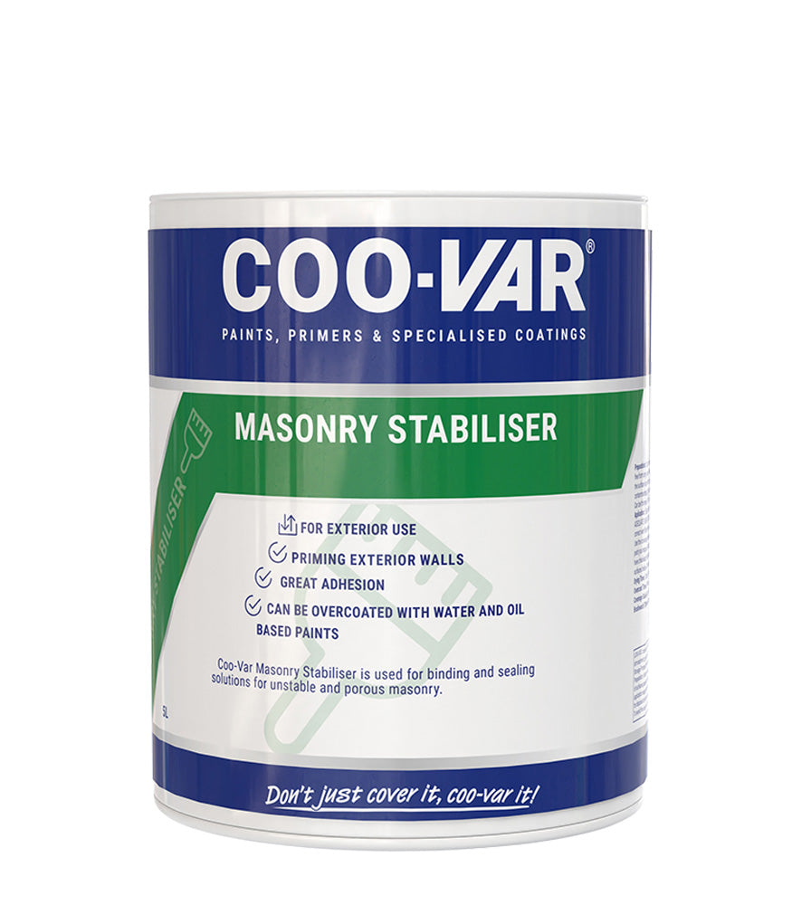 CooVar Masonry Stabiliser Clear - 5 Litre