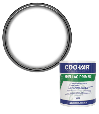 CooVar Shellac Prime All White - 500ml