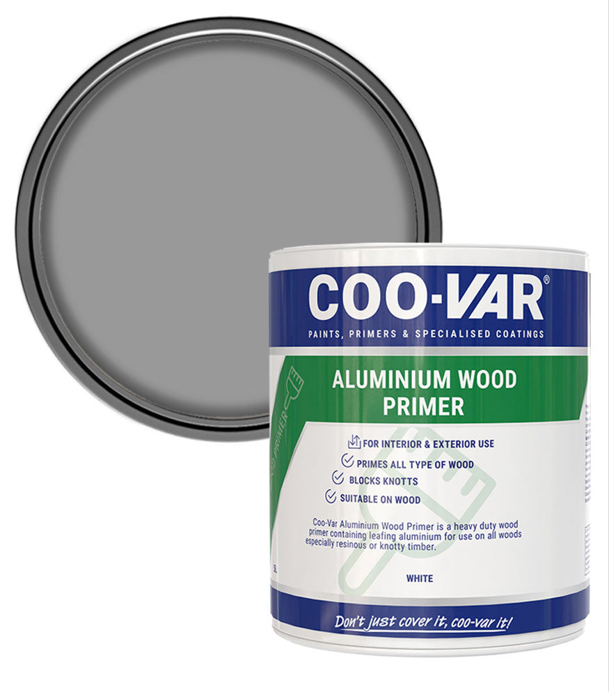 CooVar Aliminium Wood Primer - 2.5 Litre