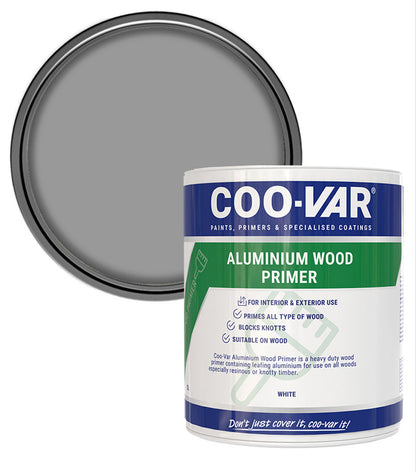 CooVar Aliminium Wood Primer - 2.5 Litre