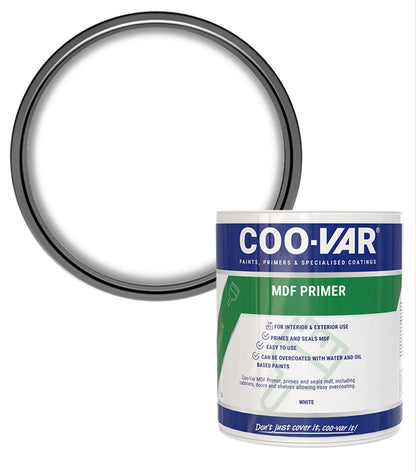 CooVar MDF Water Based Primer - 1 Litre