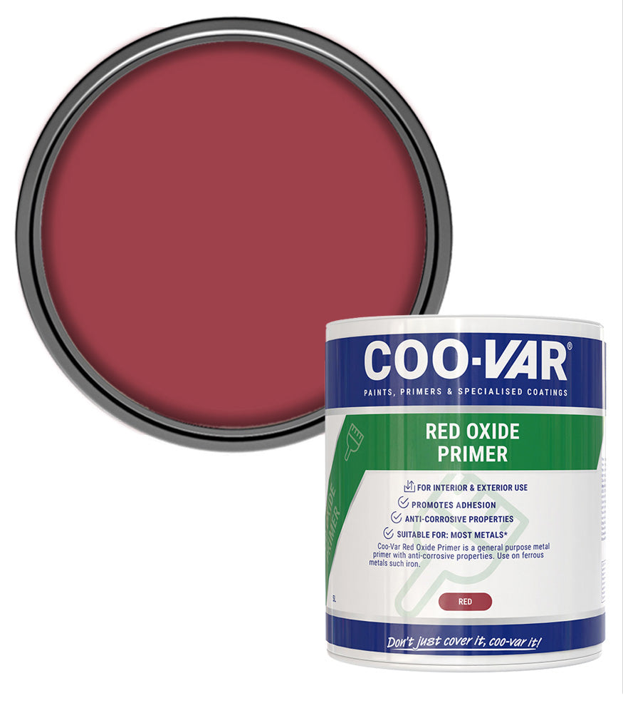 CooVar Red Oxide Metal Primer - 1 Litre