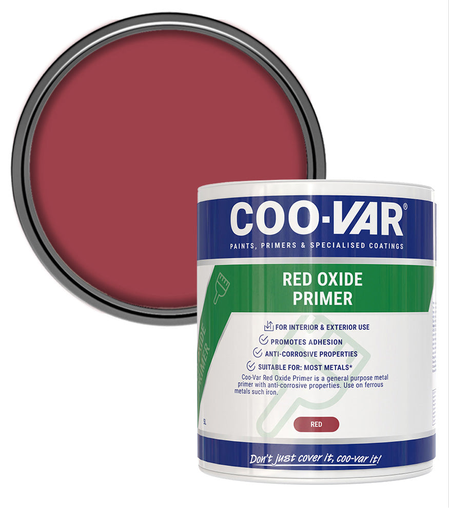 CooVar Red Oxide Metal Primer - 2.5 Litre