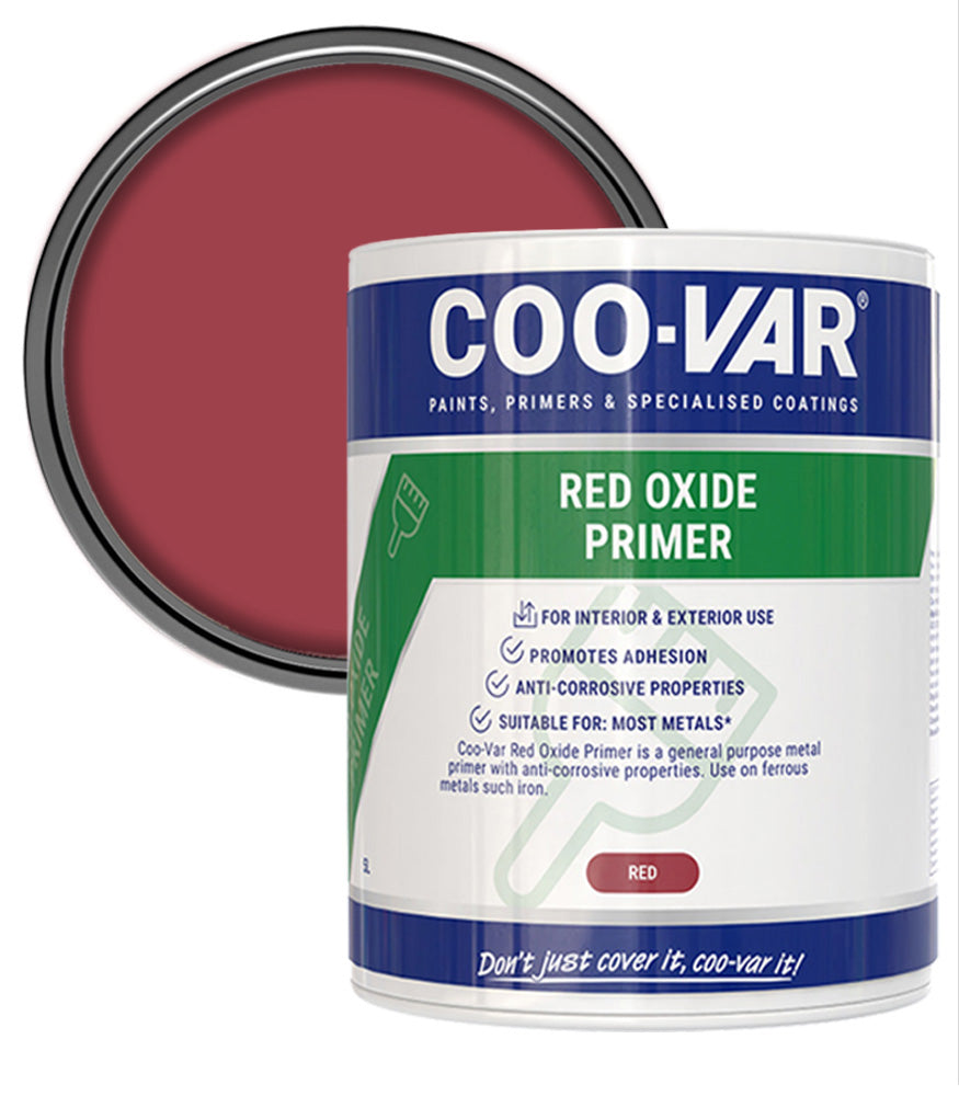 CooVar Red Oxide Metal Primer - 5 Litre