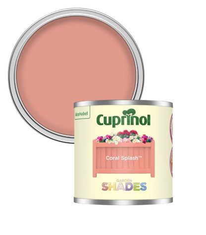 Cuprinol Garden Shades Tester Paint Pot - 125ml - Coral Splash