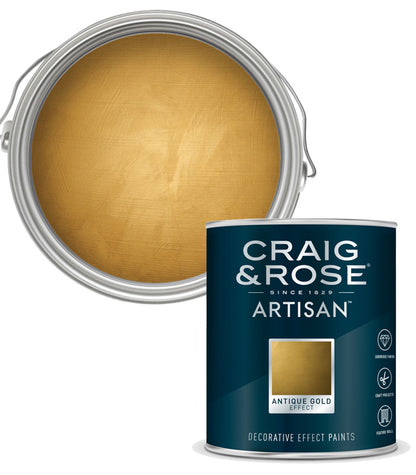 Craig and Rose Artisan Gold Effect Antique Gold - 750ml