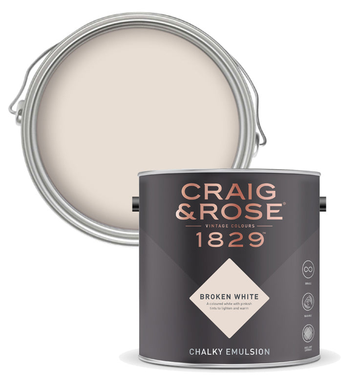 Craig and Rose Chalky Matt - 1L - Broken White
