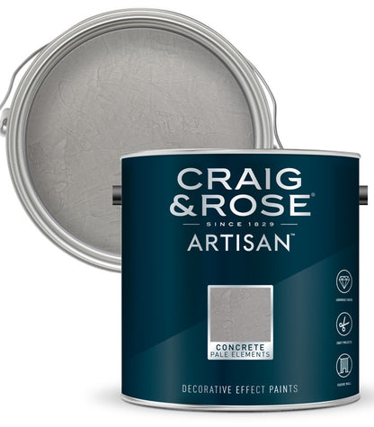 Craig and Rose Artisan Concrete Effect Pale Elements - 2.5L