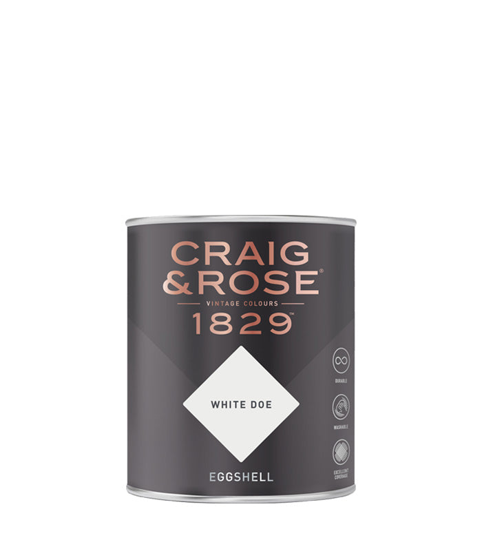 Craig and Rose 1829 Vintage Colours Eggshell Paint - 750ml