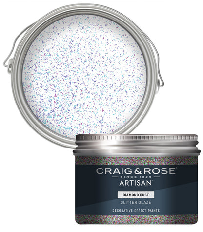 Craig and Rose Artisan Glitter Glaze Diamond Dust - 300ml