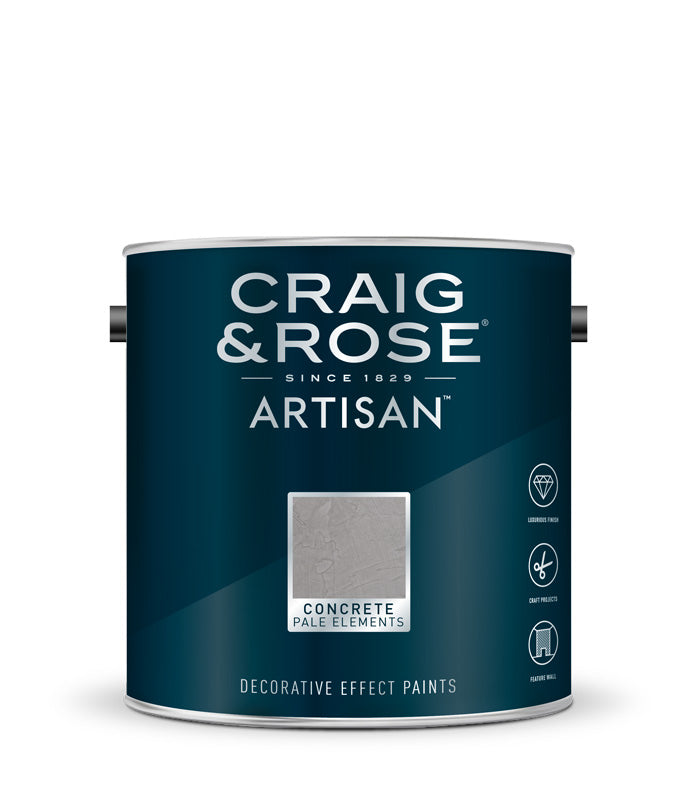 Craig and Rose Artisan Concrete Effect Paints - 2.5 Litres