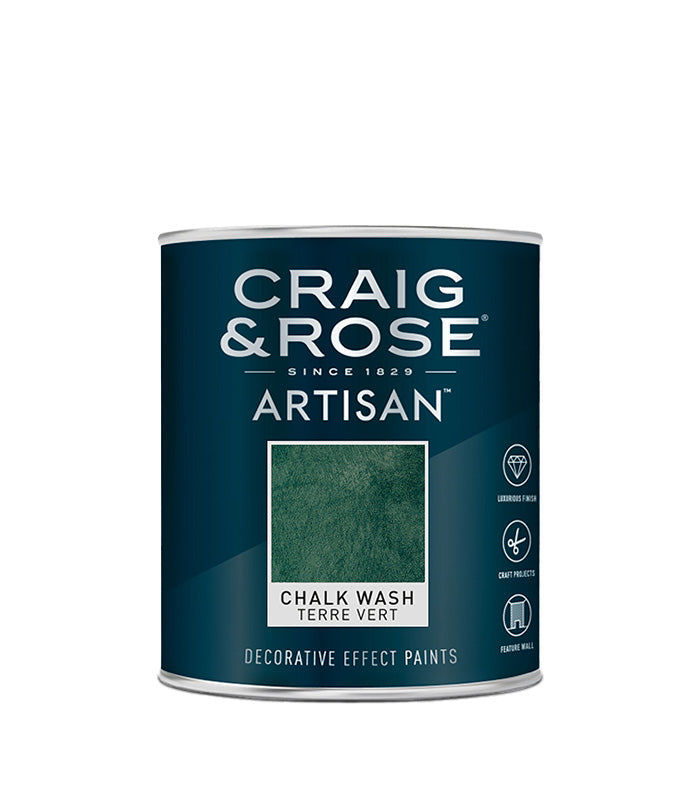 Craig and Rose Artisan Chalk Wash Effect Paint - 750ml