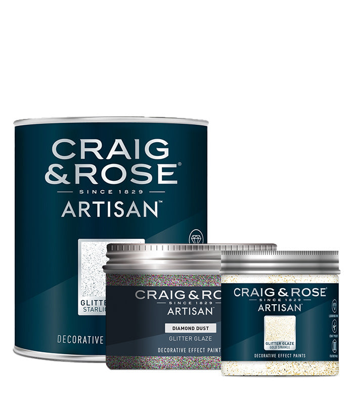 Craig and Rose Artisan Glitter Glaze Paint