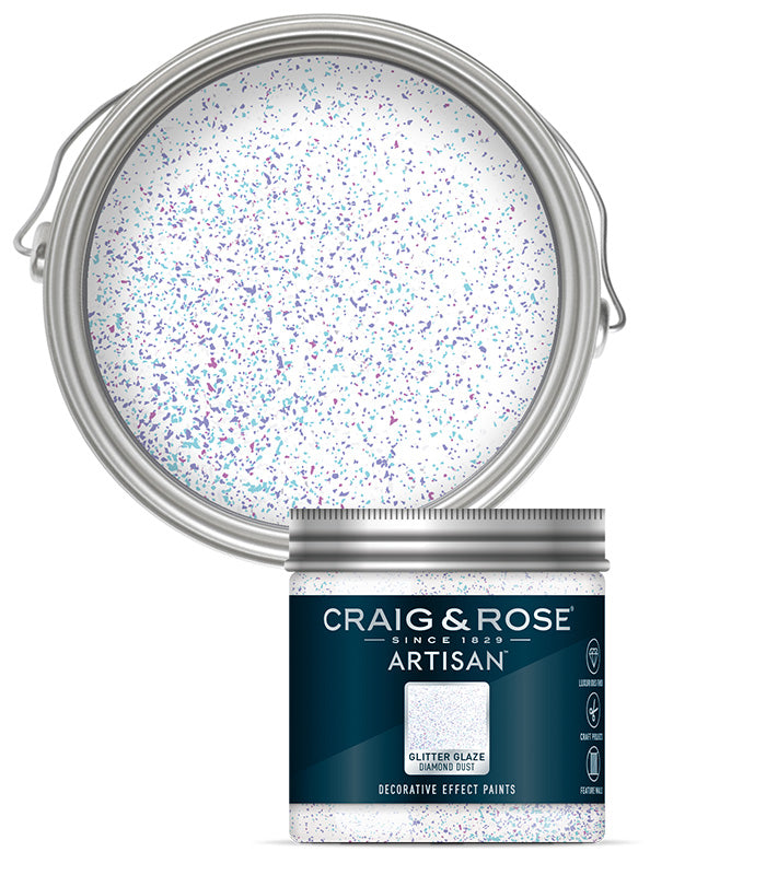 Craig and Rose Artisan Glitter Glaze Diamond Dust - 100ml
