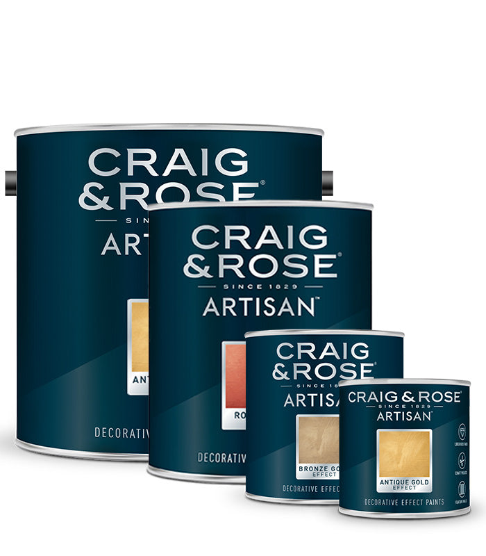 Craig and Rose Artisan Gold Effect Paints