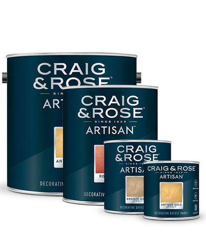 Craig & Rose Artisan Decorative Effect Paint - Antique Gold
