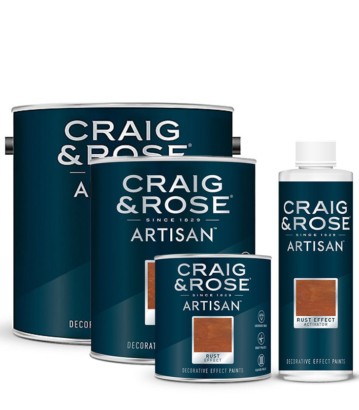 Craig and Rose Artisan Rust Effect Paints Next Day Paint