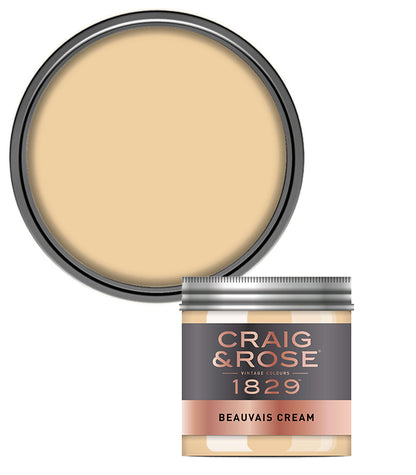 Craig and Rose Chalky Emulsion 50ml Tester Pot - Beauvais Cream