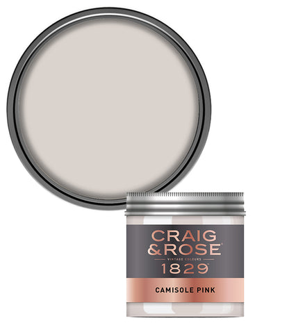 Craig and Rose Chalky Emulsion 50ml Tester Pot - Camisole Pink